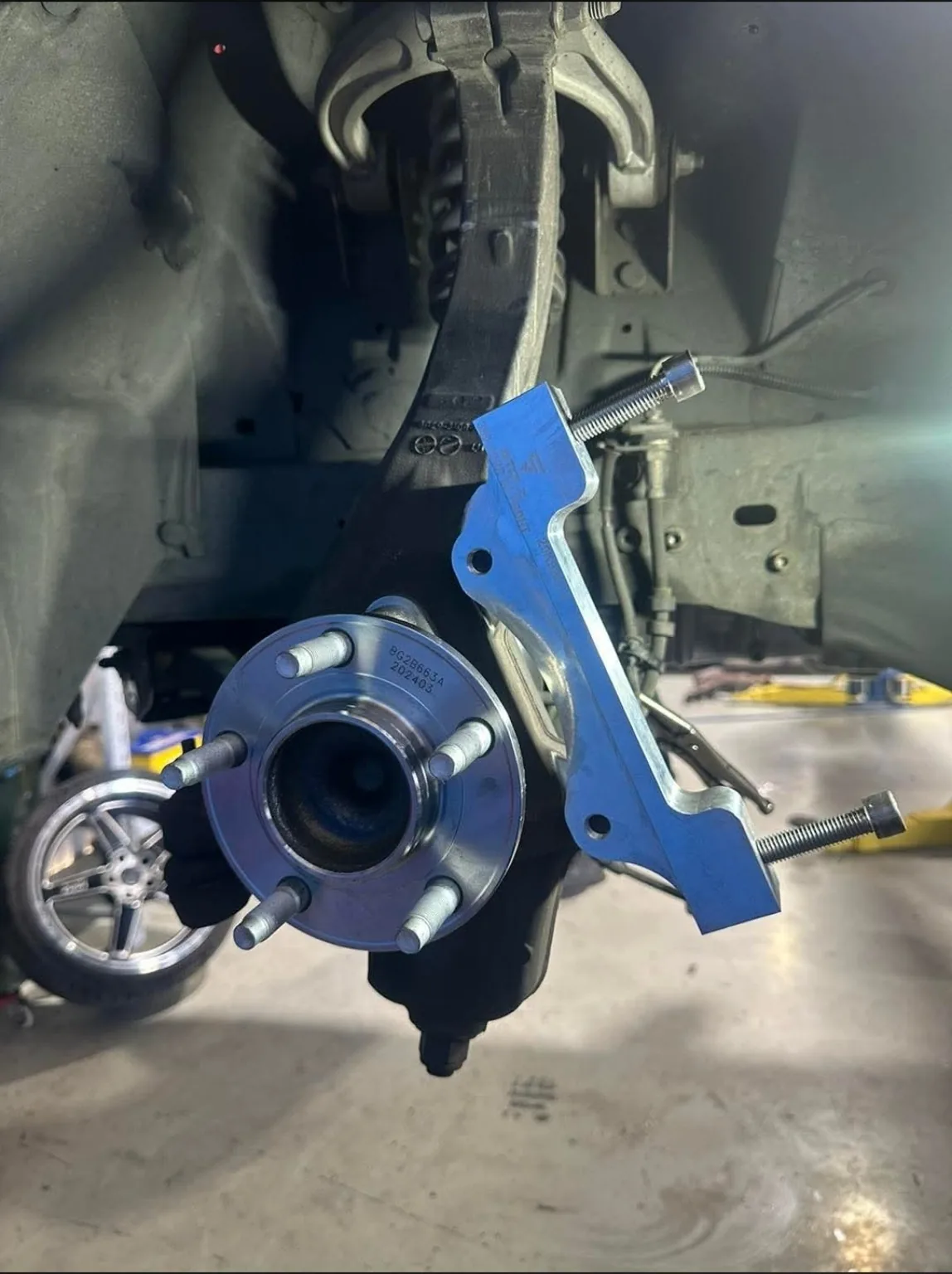 Brake mounting hardware installation